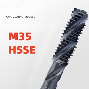 Filière de taraudage à spirale fine américaine 1PCS HSSE INOX UNC UNF UNS <span class=keywords><strong>UNEF</strong></span> Tailles 1-64 4-48 2-56 12-32 3/16 5/16 3/8 Machine Red Circle - Product Image 6