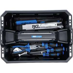 BGS Mallette de transport d'outils en plastique renforcé incl. Assortiment d'outils 11 pièces. - Product Image 4