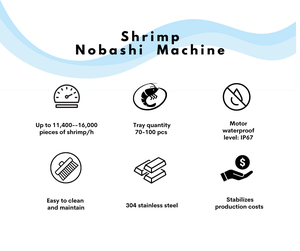 Máquina semi automática do camarão Nobashi com comprimento de estiramento ajustável para a grande escala <span class=keywords><strong>Seafood</strong></span> <span class=keywords><strong>Companies</strong></span> - Product Image 5