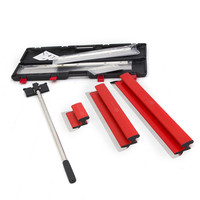 Spatule en aluminium démontable avec profil de lame lissant pour le plâtre, support personnalisé OEM et ODM