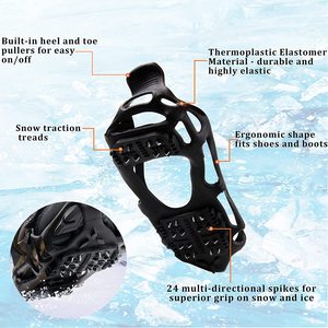 <span class=keywords><strong>Crampons</strong></span> antidérapants pour la <span class=keywords><strong>marche</strong></span> sur neige et glace, <span class=keywords><strong>crampons</strong></span> antidérapants en TPE, <span class=keywords><strong>crampons</strong></span> antidérapants extensibles - Product Image 6