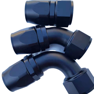 Accessori per tubi per auto con angolo di alluminio girevole AN20 di alta qualità parti prestazionali per impianti idraulici in alluminio auto da corsa nuova condizione - Product Image 1