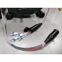 Bobine de câble à fibres optiques tactique vide pour équipement de radiodiffusion et de télévision