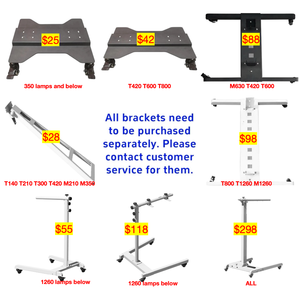 Support horizontal électrique pour panneau de <span class=keywords><strong>luminothérapie</strong></span> rouge, support mural vertical avec roulettes, mini support électrique horizontal 180 cm - Product Image 6