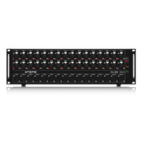 Pack de sonorisation Behringer WING BK Digital Mixer + Midas DL32 Stagebox, équipement audio pour concerts en intérieur et spectacles sur scène.