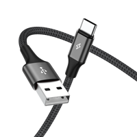 LOGO Panjang Dapat Disesuaikan Warna Merah Abu-abu USB2.0 480Mbps Transfer Data Aluminium Alloy 1M 2M 3M Kabel USB a ke USB-C untuk Android