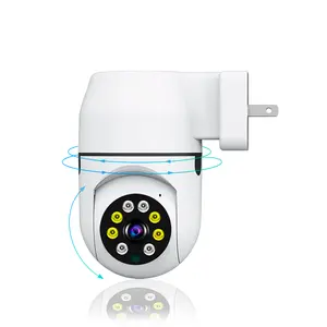 2MP Outlet wireless Plug Camera WIFI CCTV PTZ Baby Video Surveillance Home Security 360 Degree Auto Mobile Tracking Camera