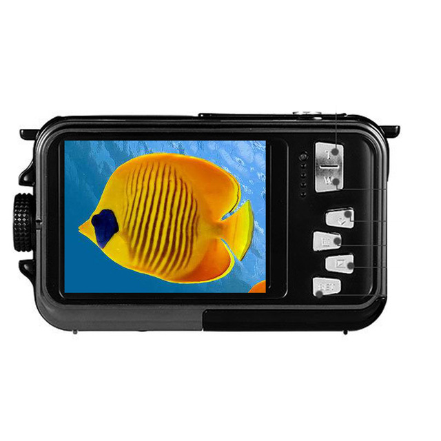 Winait Max 48MP 2.7k Waterproof Digital Video Camera with Dual Display and 16x Digital Zoom