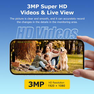 Độ Nét Cao Siêu Dài Chờ 4MP Wifi 1080P 2K PTZ Máy Ảnh Năng Lượng Mặt Trời An Ninh Bảng Điều Khiển Năng Lượng Mặt Trời Ngoài Trời Năng Lượng Mặt Trời Máy Ảnh - Product Image 4