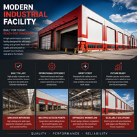 Estructura de Acero Prefabricada Industrial, Almacén, Hangar, Diseño Moderno, Taller, Edificio de Oficinas, Centro Comercial, Gimnasio, Supermercado
