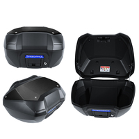 Boîte de rangement arrière pour moto de tourisme, boîte de rangement arrière en PP, boîte de rangement sécurisée et verrouillable pour Honda NT1100 50L, nouvelle version améliorée, accessoire adaptable