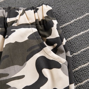 Ensemble de vêtements pour enfants en coton Baba Sport à manches courtes et pantalon camouflage, couleur unie, style coréen - Product Image 6