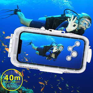 Funda impermeable IPX8 para teléfono móvil, 40 metros, natación subacuática, baño de mano, buceo, 12 Mini <span class=keywords><strong>iPhone</strong></span> <span class=keywords><strong>13</strong></span> Pro Max - Product Image 4