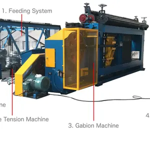 Automatic high speed gabion basket weaving making machine max.4.3m low price