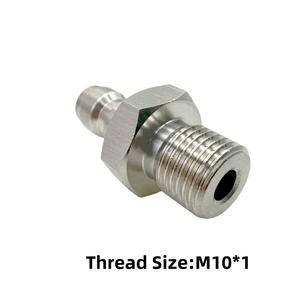 Adaptador de Desconexión Rápida de Acero Inoxidable HPA para Gas, Acoplador de 8mm NPT BSP G1/8'' con Tapón Ciego Macho/Hembra para Aire - Product Image 6