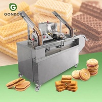 Ensemble complet de machines automatiques miniatures à haute efficacité pour la fabrication de biscuits sandwich, prix au Pakistan