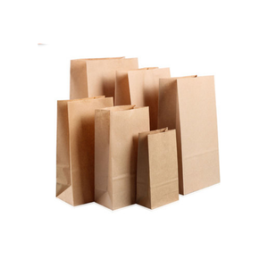 Bolsa de Papel Kraft Marrón Reciclable con su Propio Logotipo - Product Image 4