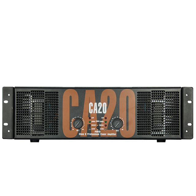CA20 Hot Selling DJ Digital Stereo Karaoke Amplifier 8ohm & 4ohm Impedance Metal Shell Audio Amplifier