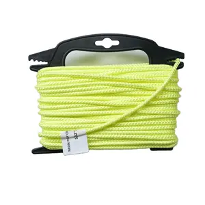 5/32 "x75ft Neon örgülü poli kordon genel amaçlı faydalı halat sabitleme ve kravat Downs kamp botla küf Rot dayanıklı