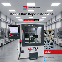 Machine de réparation de jantes mobiles VL23 pour atelier de réparation automobile