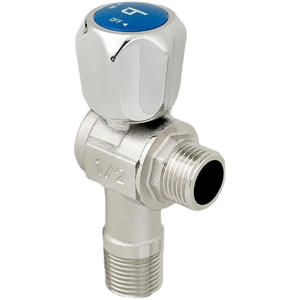 Válvula de Bola Manual de Cobre de Alto Flujo de 4 Puntos para Calentador de Agua a Gas, para Agua Fría y Caliente y Interruptor de Inodoro - Product Image 1