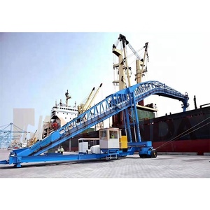 Mobile Iron Ore Coal Dry Bulk Material Handling Telestacker Continuous Belt Conveyor Harbour Port Barge Ship - Product Image 4