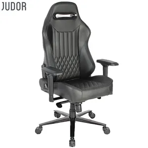 Cadeira giratória ergonômica para jogos Judor 2024 Cadeiras de corrida em couro