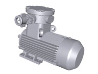 2.2KW Moteur Siemens en fonte à 2 pôles Moteur à induction électrique triphasé antidéflagrant Cadre en fer antidéflagrant Tension CA 400V
