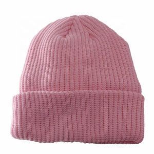Bonnet d'hiver unisexe chaud, extensible, en tricot côtelé, doublure en fausse <span class=keywords><strong>fourrure</strong></span>, respirant, imperméable, logo brodé personnalisable, nœuds à pois - Product Image 3