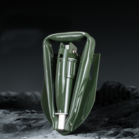 Pala Tattica Pieghevole Multifunzione Leggera e Portatile con Testa in Acciaio al Carbonio per Campeggio Fuoristrada e Sopravvivenza
