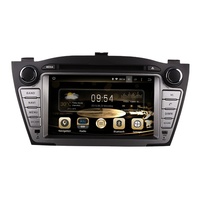 Système multimédia de navigation automobile 7 pouces 4G 64G avec navigation GPS, prise en charge Bluetooth, Android Auto et CarPlay pour HYUNDAI TUCPON IX35 2009-