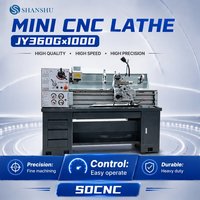 SDCNC JY360G Hoge Precisie Handmatige Horizontale Mini Metaaldraaibank voor DIY Hobby Kleine Werkplaats & Opleiding