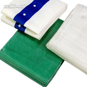 Bâche transparente en maille PE Leno, feuille transparente de <span class=keywords><strong>serre</strong></span> en plastique ignifuge PE grille maille Leno bâche - Product Image 1
