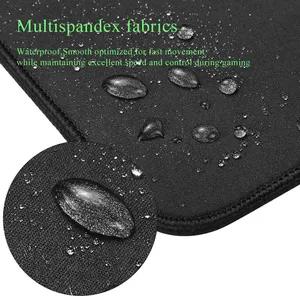 Custom Personalized Logo Printed Giant Waterproof Mousepad 15W Fast Qi Wireless Charging Phone Charger Desk Office Mouse Mat Pad