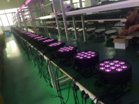 Projecteur de lumière polaire 6 en 1 18x18W, éclairage plat RGBWAUV pour dj, fête disco