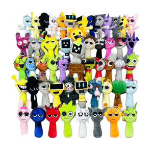 Crunki transfrontaliero Super morbido scatola ritmica di <span class=keywords><strong>peluche</strong></span> nuovo gioco periferico giocattolo bambola PP cotone maglia di riempimento per alleviare lo Stress dei bambini - Product Image 1