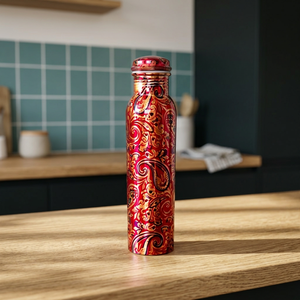 Lacquered Stainless Steel Water Bottle Custom Print Latest Design Wholesale Drinkware Reusable 750ml Eco-Friendly Gift - Product Image 1