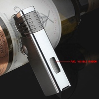 Briquet à gaz JOBON en alliage de zinc, rechargeable au butane, pour cigares et cigarettes, avec logo personnalisé, accessoires pour fumeurs, cadeaux promotionnels en gros