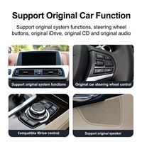 Système de navigation automobile Android 14 CarPlay 64 Go Écran tactile GPS intégré 2DIN 10,25 pouces pour BMW Série 6 F06/F12/F13/CIC/NBT