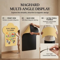 Tableau mural magnétique personnalisable en forme de nuage pour photos, formes, lettres et œuvres d'art – Vente en gros