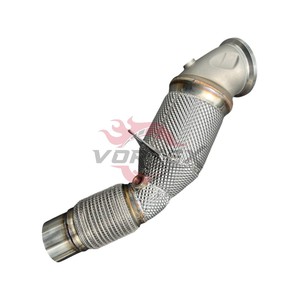Tubo de escape de alto rendimiento Vortex compatible con B48 G20 325i 330i G30 G38 525i 530i 2.0T Racing Turbo con sistema de protección térmica - Product Image 4