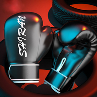Gants de boxe Pro en cuir pour hommes et femmes, gants d'entraînement de boxe, gants de boxe avec enveloppes pour les mains libres, 2023