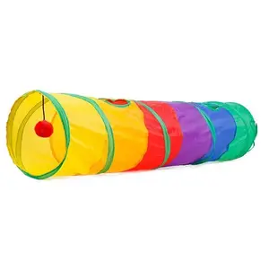 Cat Tunnel Tube Foldable Cat Toys Kitty Training Interactive Fun Toy Tunnel Bored For Puppy Kitten Pet Supplies Cat Accessories