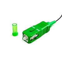 Pigtails optiques simplex 12 cœurs SC APC/UPC 0,9 mm 2 mm 3 mm en fibre monomode de différentes couleurs pour réseaux 4G
