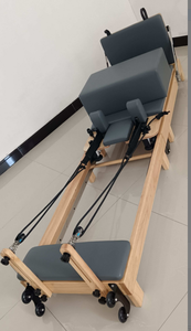 <span class=keywords><strong>Silla</strong></span> de Pilates Plegable de Madera de Roble Ecológica y Duradera, Reformer de Pilates Portátil para <span class=keywords><strong>Ejercicios</strong></span> Corporales - Product Image 2
