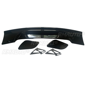 Real Carbon Fiber 145cm GT Spoiler Universal Racing Rear Tail Trunk Wing Spoiler Aluminum <b>Bracket</b> Body Kits for BMW for Subaru - Product Image 5