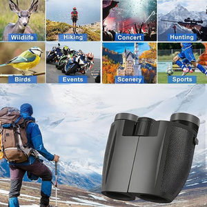 مناظير مجهر صغير قابل للطي عالي الطاقة وتلسكوب جيب للأطفال هدية منظار ثنائي العينين للتخييم والصيد تلسكوب سياحي - Product Image 6