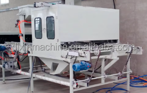 Stein beschichtete Metall-Stahlfliesen-Herstellungs maschine mit metall farbener Stanzdachziegel-Umform maschine - Product Image 6