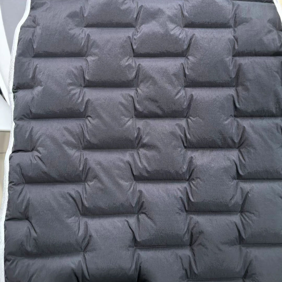 400T Nylon Taffeta Channel Fabric High Density Down Proof Material for Jacket Sleeping Bag Garment