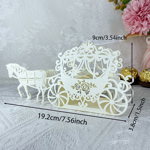 Großhandel Float Candy Boxes Hochzeit Candy Boxes Party und Hochzeits wagen ausgehöhlte Candy Boxes - Product Image 6